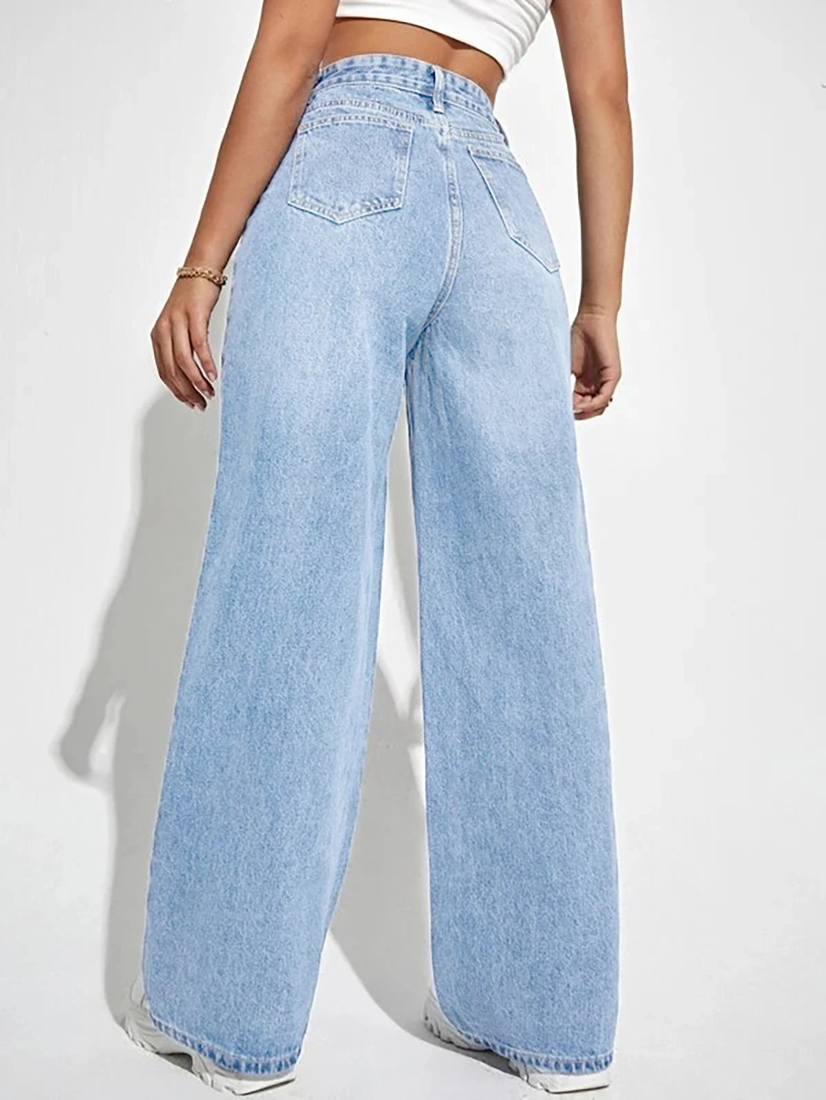 Liora™ High-Waist Sculpting Denim Wide-Leg Jeans