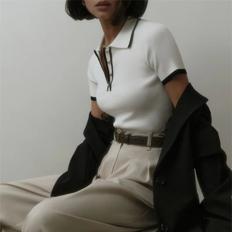 Liora™ Knitted Pullover Top