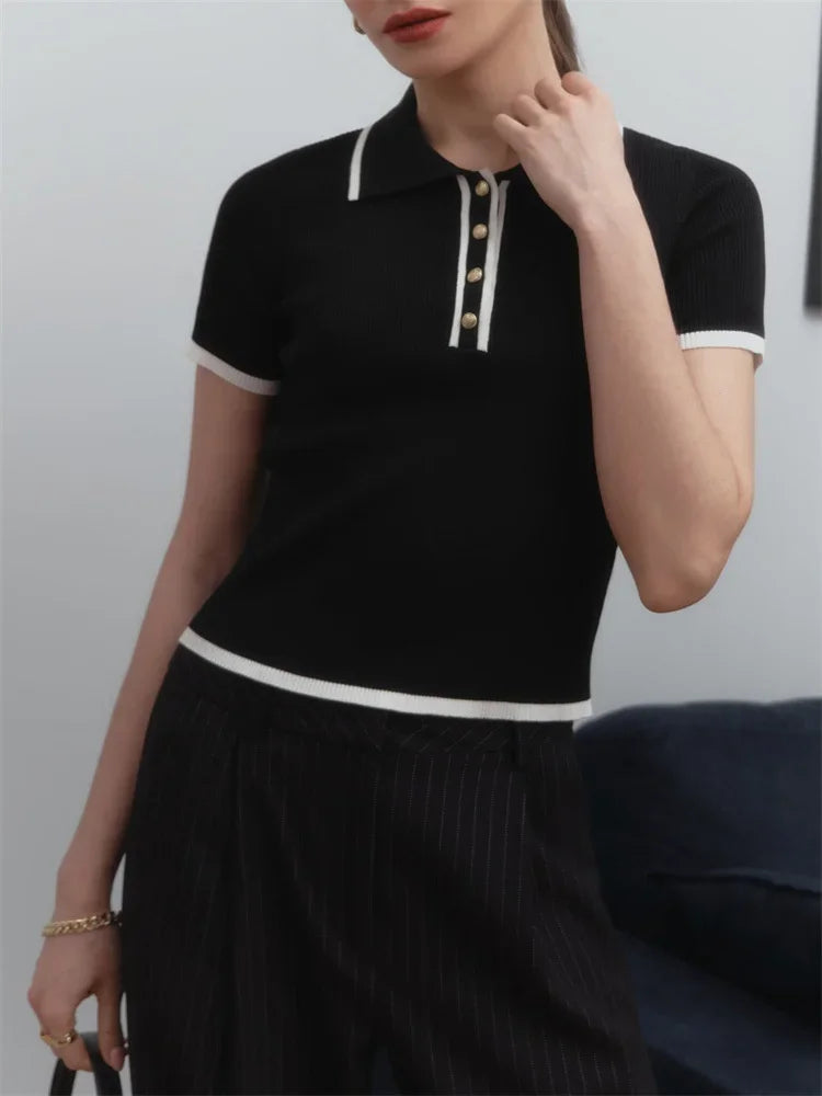Liora™ Knitted Pullover Top
