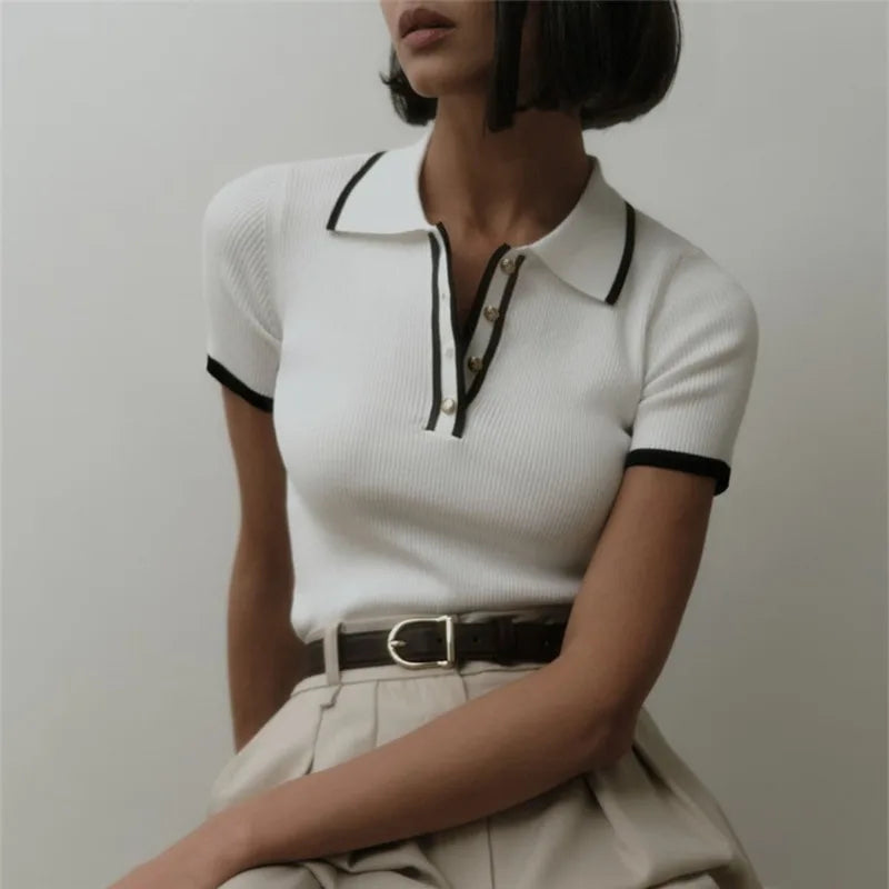 Liora™ Knitted Pullover Top
