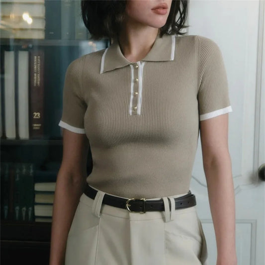 Liora™ Knitted Pullover Top