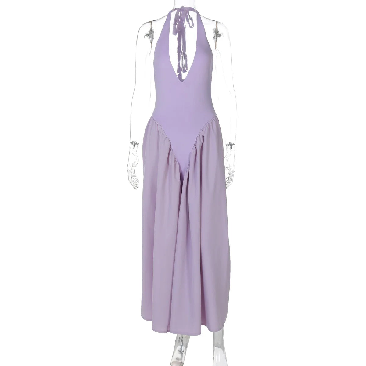 Liora™ Backless Deep V Summer Dress