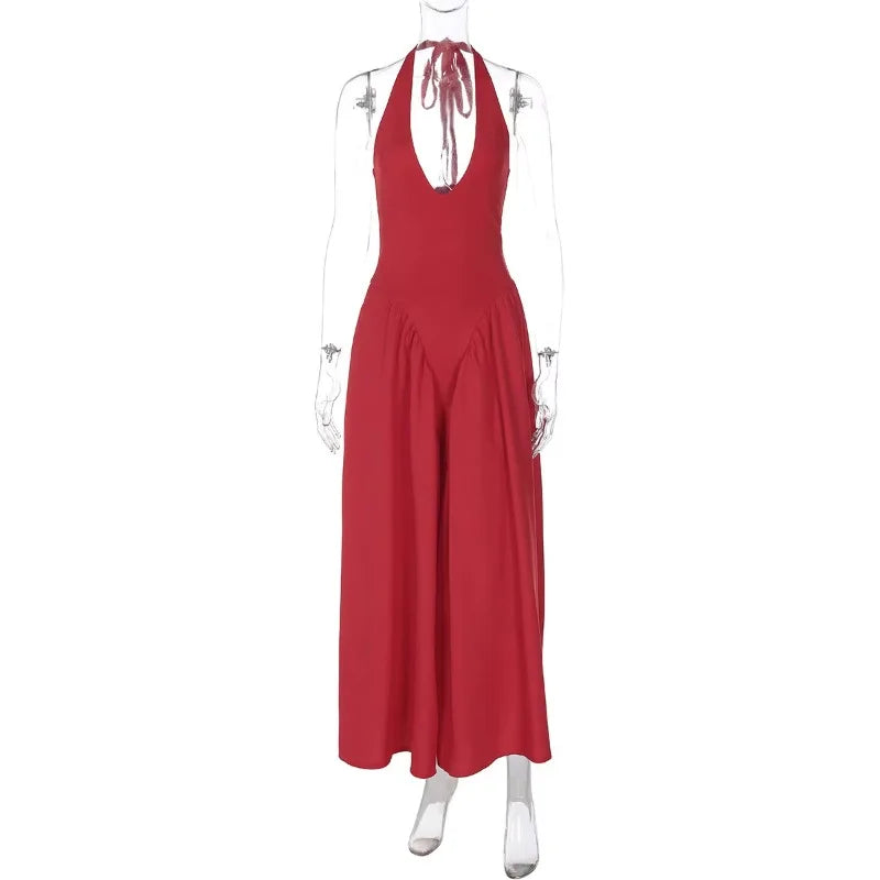 Liora™ Backless Deep V Summer Dress