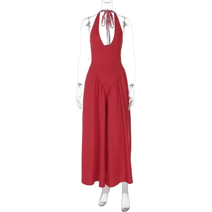 Liora™ Backless Deep V Summer Dress