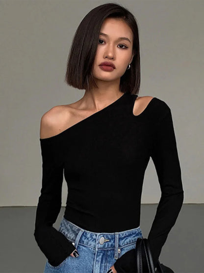 Liora™ Skew Collar Off-Shoulder Top
