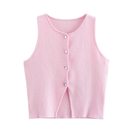 Liora™ Knit Cropped Sweater Vest