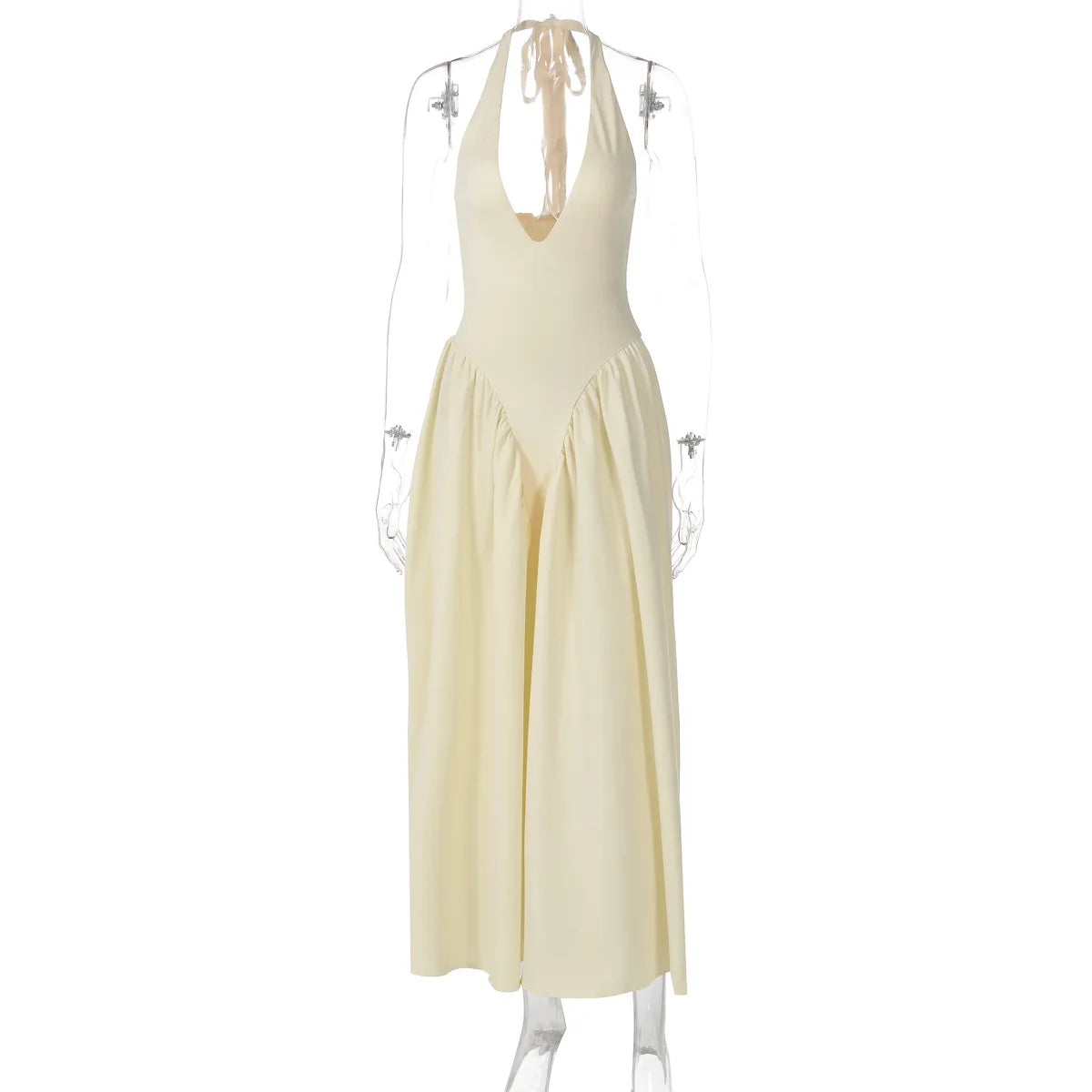 Liora™ Backless Deep V Summer Dress