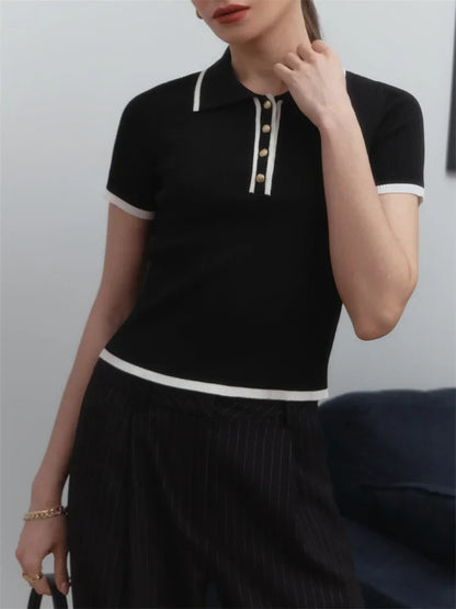 Liora™ Knitted Pullover Top