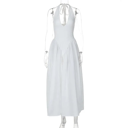 Liora™ Backless Deep V Summer Dress