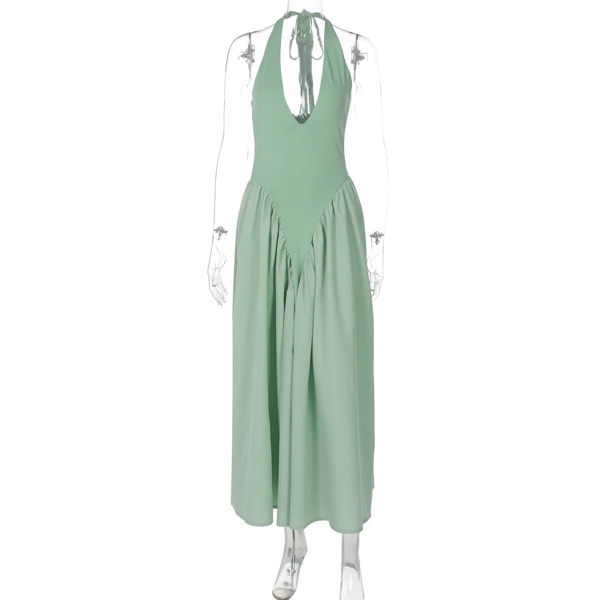 Liora™ Backless Deep V Summer Dress