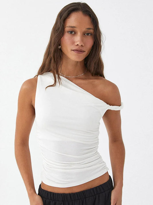Liora™ Side-Ruched Crop Tank