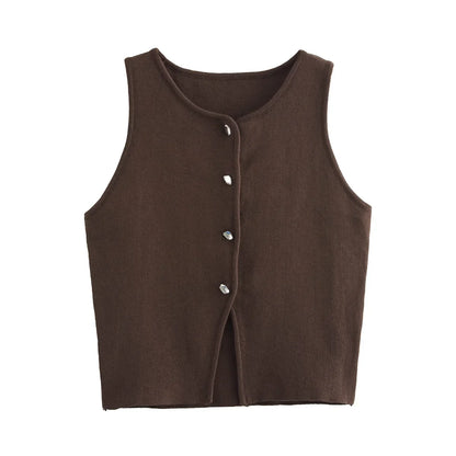 Liora™ Knit Cropped Sweater Vest