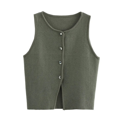 Liora™ Knit Cropped Sweater Vest