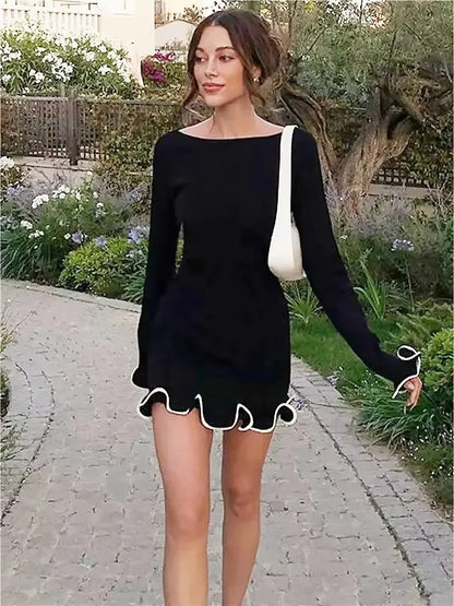 Liora™ High-Waist Slim Knit Dress