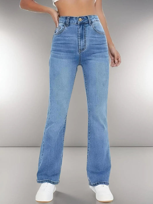 Liora™ Wide-Leg Waist Slimming Denim
