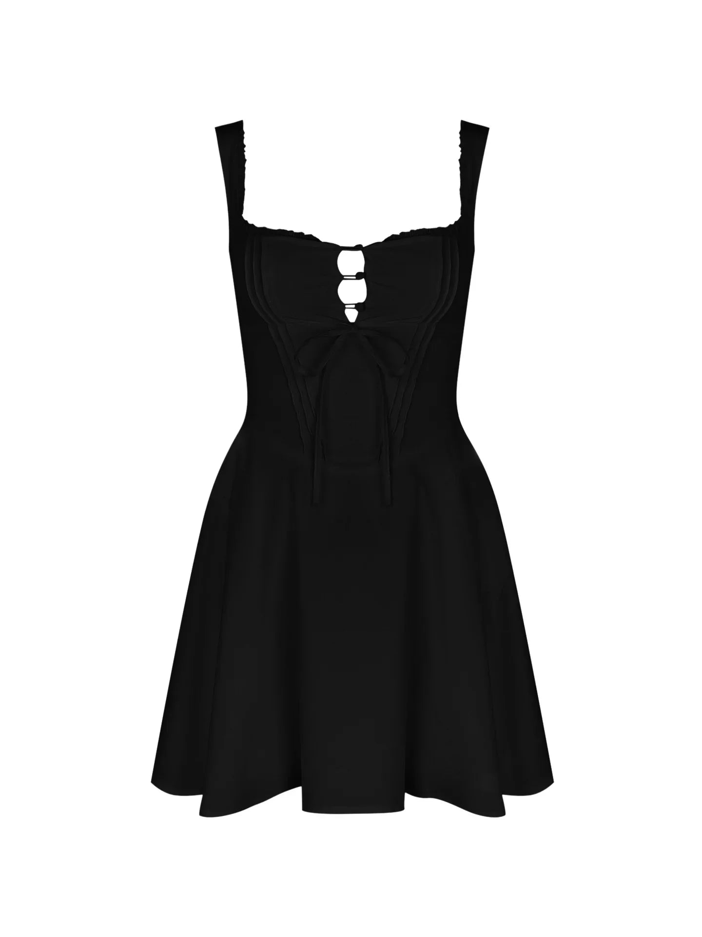 Liora™Lace-Up A-Line Dress