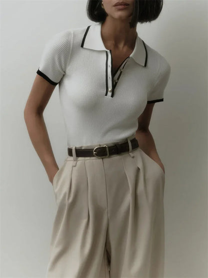 Liora™ Knitted Pullover Top