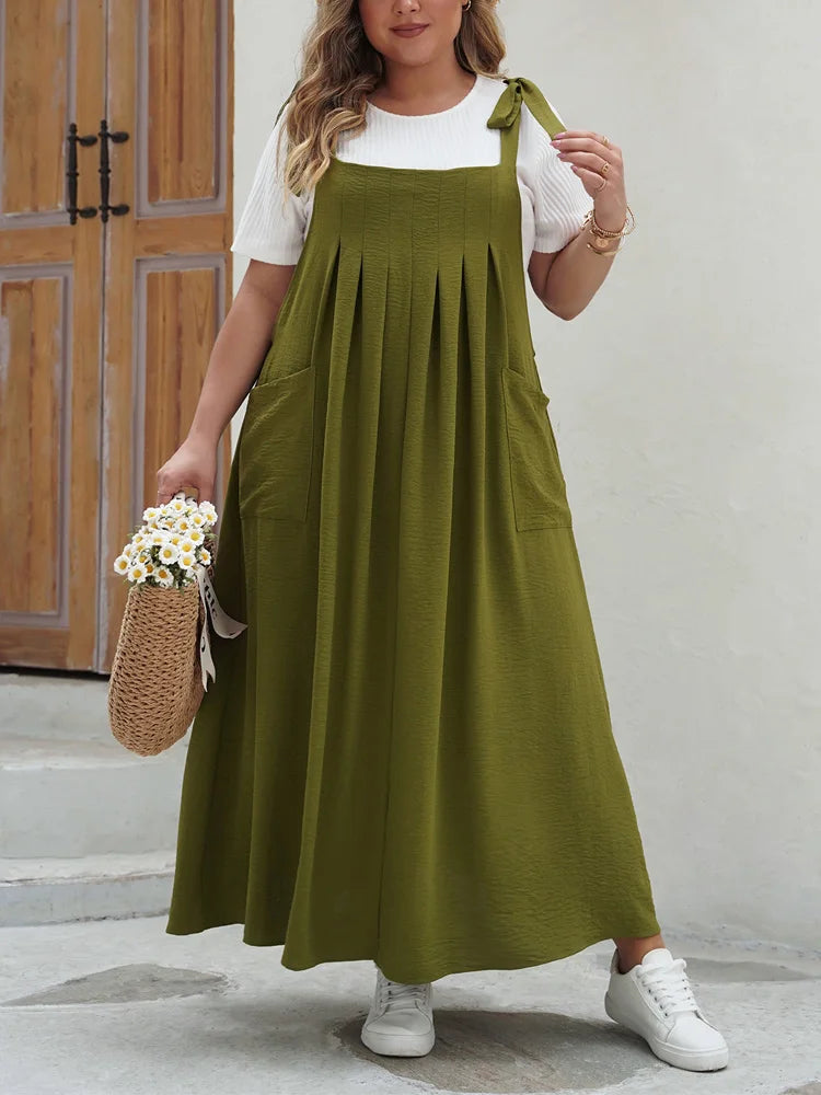 Liora™ Tie-Shoulder Maxi Dress